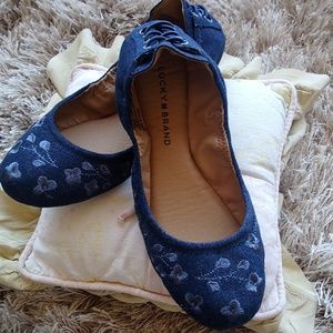 ⬇️ Price Reduced ⬇️ NWOT Lucky Brand denim flats